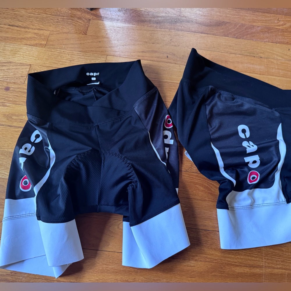 Two pairs of women’s cycling shorts